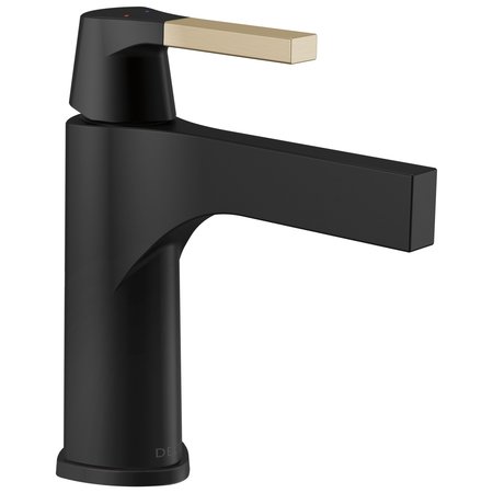 DELTA Zura Single Handle Bathroom Faucet - Less Pop Up 574-GZLPU-DST